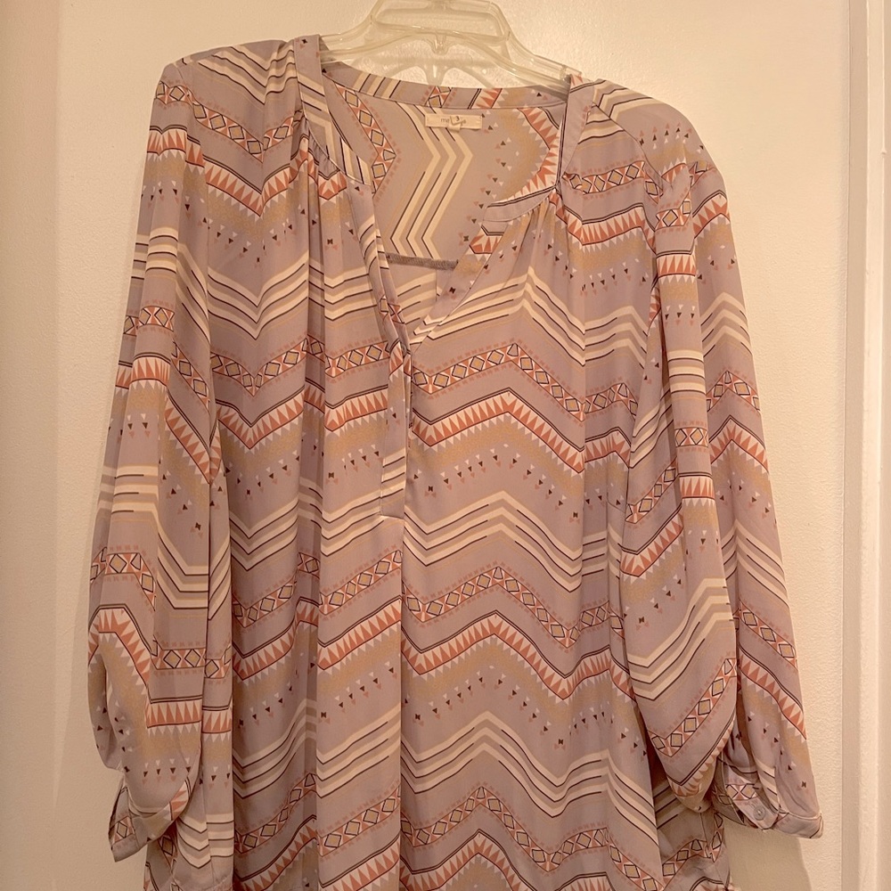 Maurice’s chevron blouse